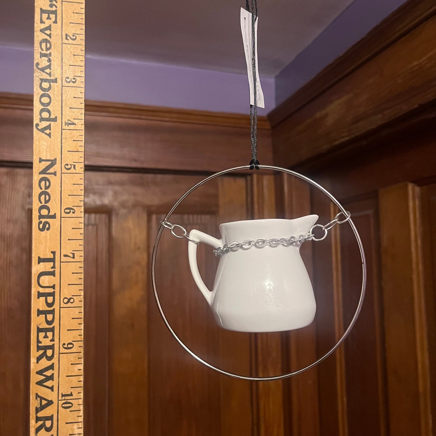 Small white pitcher propagation station