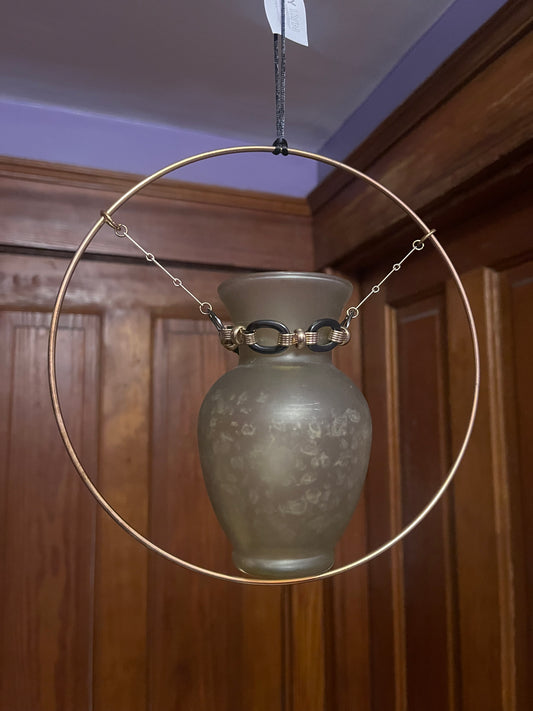 Frosted glass vase propagation station