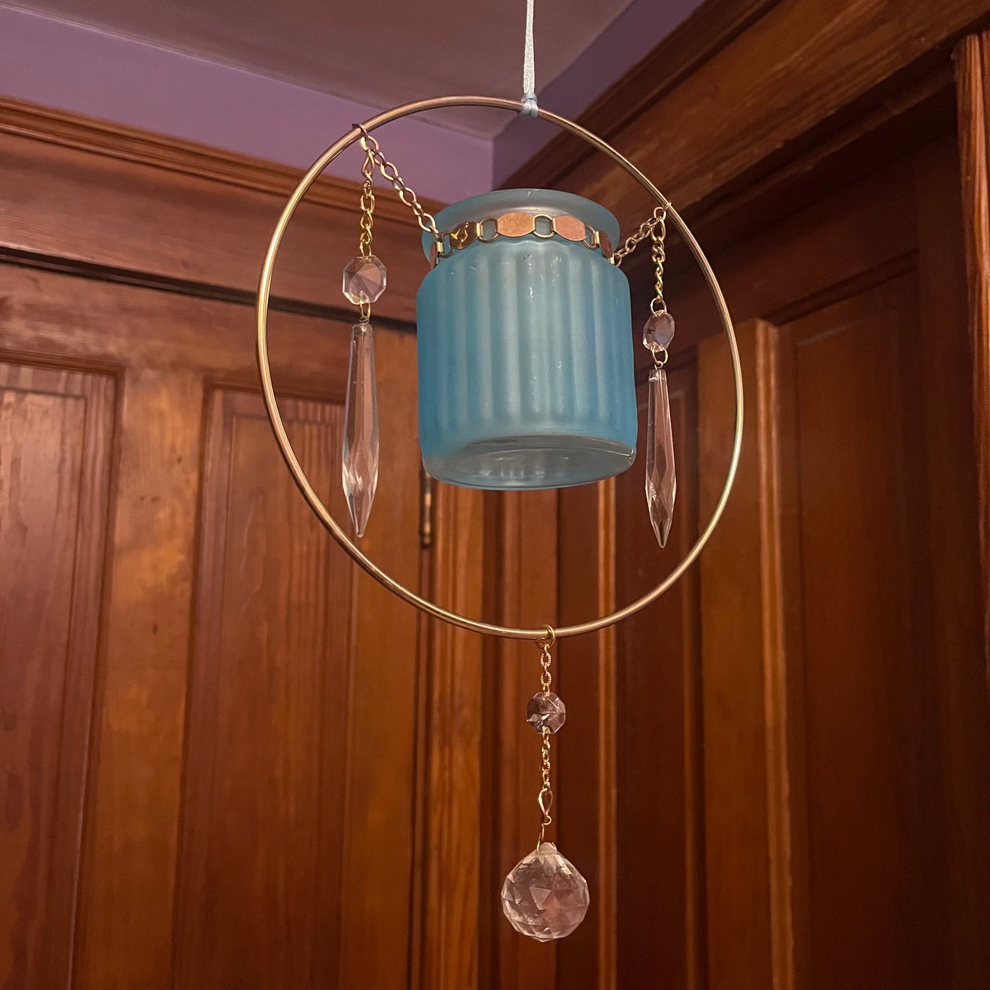 Aqua propagation station, three crystals